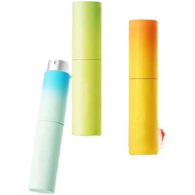 Diseño económico personalizado 8ml botella de aluminio Twist Spray para perfume y fresco bucal