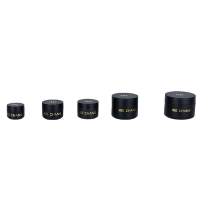 Cosméticos industriales Jarrón de plástico de PP con tapa de tornillo 5ml 10ml 15ml 30ml 50ml Color redondo