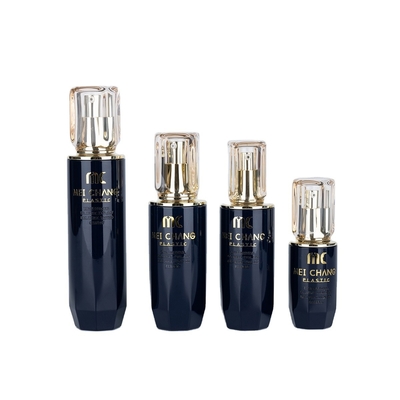 Botellas de pulverización de bombas acrílicas para cuidado de la piel de lujo PET Serie 40ml 100ml 120ml 150ml 170ml