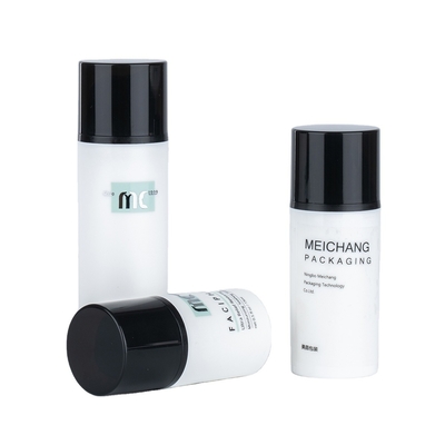 Botella de bomba de loción sin aire de 15 ml 30 ml 50 ml PP para impresión de pantalla de envases de belleza