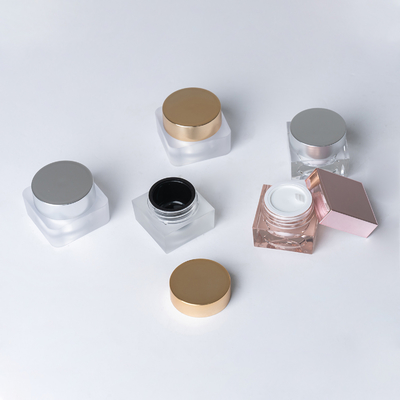 Limpieza facial 5g 15g contenedor acrílico frascos de lujo para cosméticos frasco de crema para los ojos