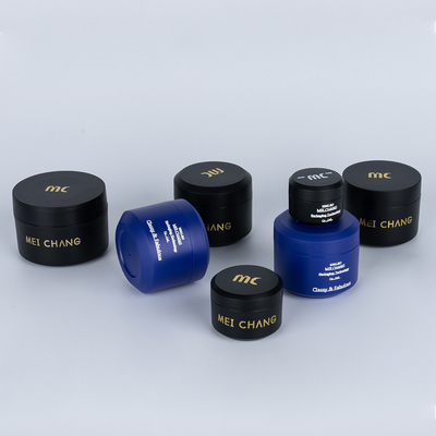 Cosméticos industriales Jarrón de plástico de PP con tapa de tornillo 5ml 10ml 15ml 30ml 50ml Color redondo