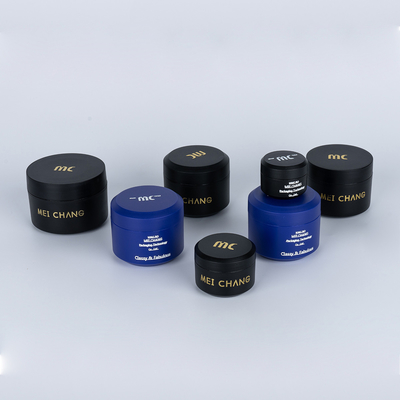 Cosméticos industriales Jarrón de plástico de PP con tapa de tornillo 5ml 10ml 15ml 30ml 50ml Color redondo