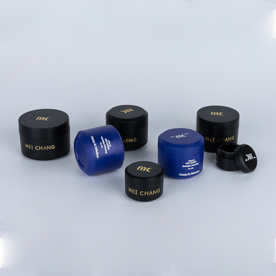 Cosméticos industriales Jarrón de plástico de PP con tapa de tornillo 5ml 10ml 15ml 30ml 50ml Color redondo