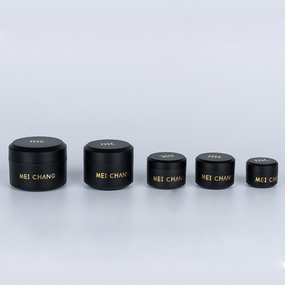 Cosméticos industriales Jarrón de plástico de PP con tapa de tornillo 5ml 10ml 15ml 30ml 50ml Color redondo
