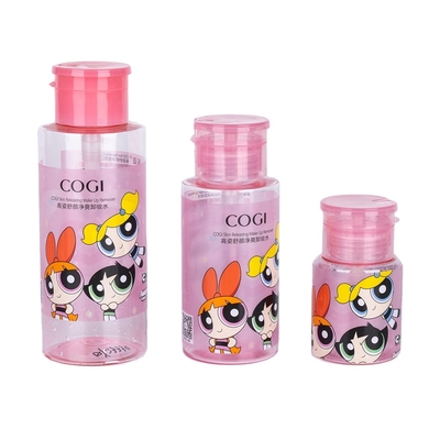 200 ml 500 ml de lujo PET para el cuidado de la piel Embalaje Polvo de uñas Removedor de la bomba Dispensador de botella
