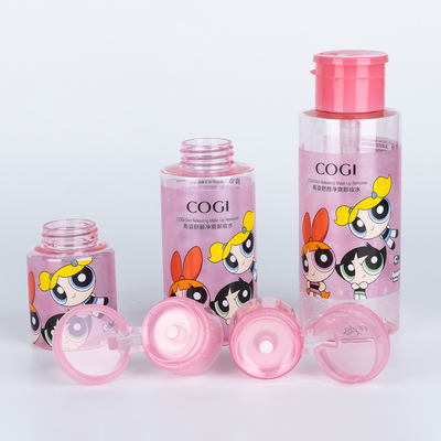 200 ml 500 ml de lujo PET para el cuidado de la piel Embalaje Polvo de uñas Removedor de la bomba Dispensador de botella