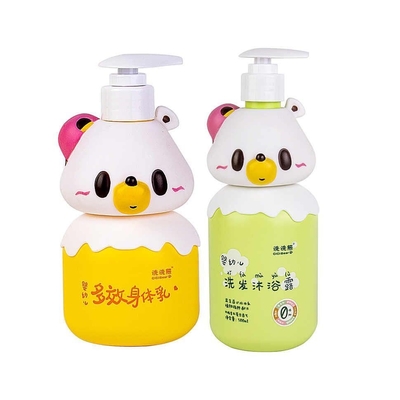 300 ml 500 ml HDPE MEI CHANG Flasca de pulverización industrial con bomba para loción corporal para niños
