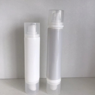 Botellas cosméticas sin aire de doble extremo de 10 ml, 10 ml, 15 ml y 15 ml para envases cosméticos de PP