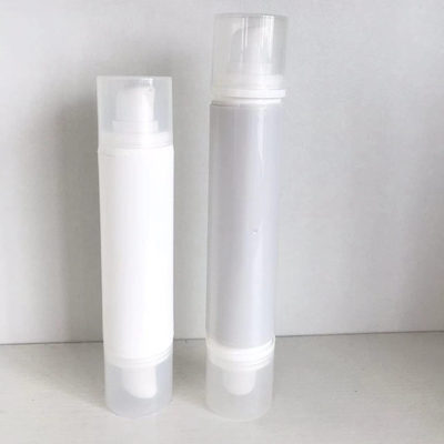 Botellas cosméticas sin aire de doble extremo de 10 ml, 10 ml, 15 ml y 15 ml para envases cosméticos de PP