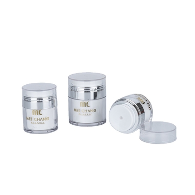 Contenedor para cosméticos de serigrafía 15 ml 30 ml 50 ml para envases cosméticos acrílicos de crema