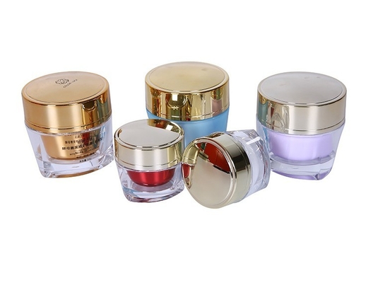 Cuerpo de acrílico PP Envase interior 15 g Cuidado de la piel vacío Crema facial Contenedor cosmético Frascos de crema