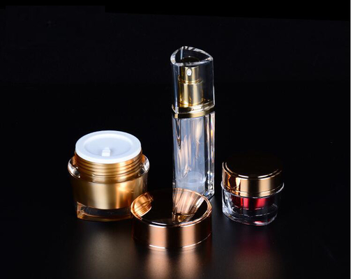 Cuerpo de acrílico PP Envase interior 15 g Cuidado de la piel vacío Crema facial Contenedor cosmético Frascos de crema