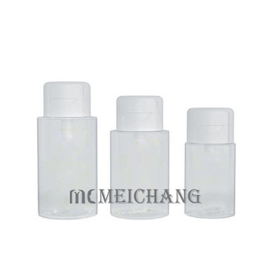 Botella cosmética PETG industrial con material PETG y personalización del color