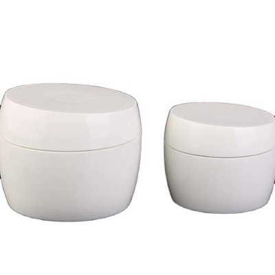 30g 50g Jarrón de crema vacía Reciclado como embalaje cosmético Jarrón de PET Envasado en cartón