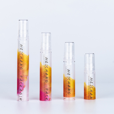 AS Material base 5ml 10ml 12ml 15ml Sero transparente sin aire Botella de bomba de loción con tapa