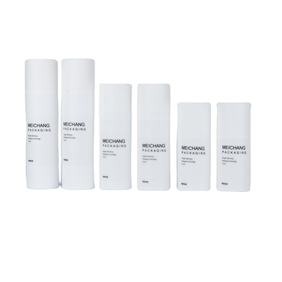 15ml 30ml 50ml Bottle de la bomba de loción sin aire de color blanco mate de 0.25ml