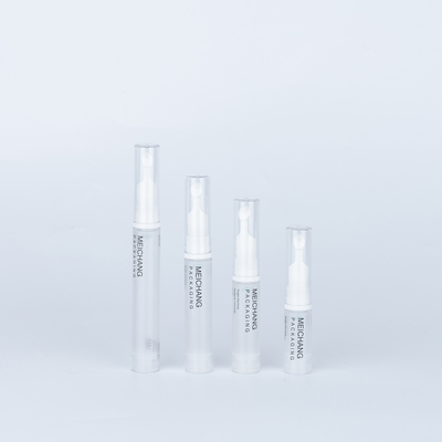 Serum para ojos Crema bomba sin aire Botella con masaje de la cabeza loción bomba cosmética embalaje 5ml PP