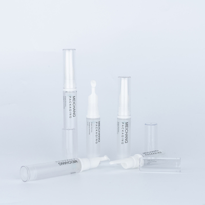 Serum para ojos Crema bomba sin aire Botella con masaje de la cabeza loción bomba cosmética embalaje 5ml PP