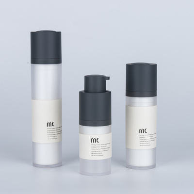 15ml 30ml 50ml Cuidado de la piel Twist Acrílico Flasca de bomba sin aire Diseño de lujo Personalizable
