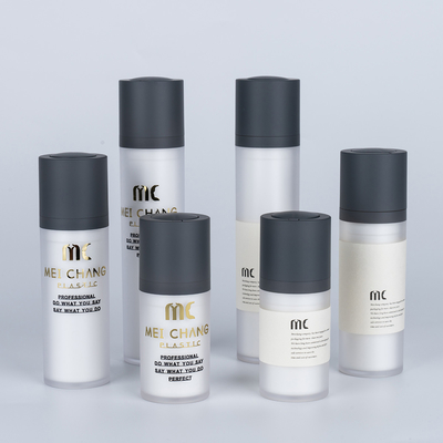 Color y Impresión personalizables Botella de bomba de loción acrílica para el cuidado de la piel 15ml 30ml 50ml