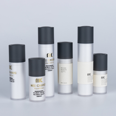 Color y Impresión personalizables Botella de bomba de loción acrílica para el cuidado de la piel 15ml 30ml 50ml