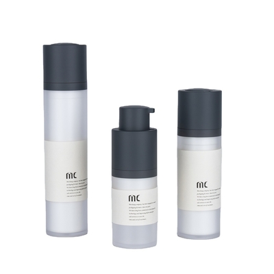 Color y Impresión personalizables Botella de bomba de loción acrílica para el cuidado de la piel 15ml 30ml 50ml