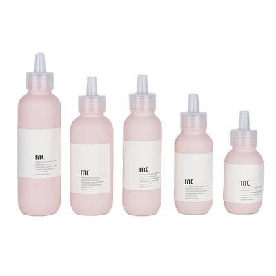 Botella de 60 ml, 80 ml, 100 ml, 120 ml y 150 ml con gotero de compresión en HDPE para el cuidado del cabello y la loción corporal