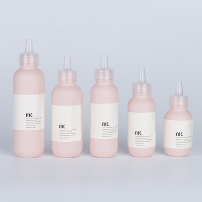 Botella de 60 ml, 80 ml, 100 ml, 120 ml y 150 ml con gotero de compresión en HDPE para el cuidado del cabello y la loción corporal