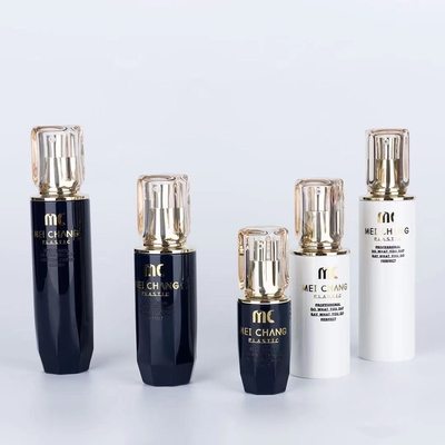 Botellas de pulverización de bombas acrílicas para cuidado de la piel de lujo PET Serie 40ml 100ml 120ml 150ml 170ml