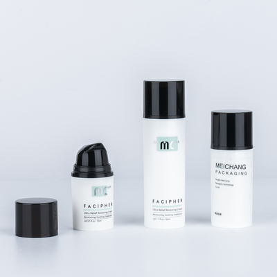 Botella de bomba de loción sin aire de 15 ml 30 ml 50 ml PP para impresión de pantalla de envases de belleza