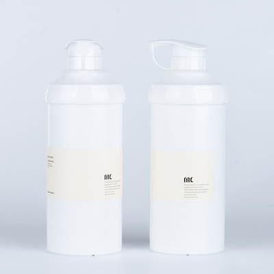 500 ml de forma redonda bomba de loción de plástico botella sin aire botella aceptable logotipo del cliente