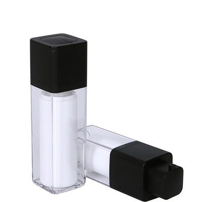 Diseño de lujo de la loción acrílica sin aire botella con 20 ml 30 ml 50 ml de capacidad y bomba