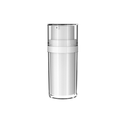 30 ml 50 ml de capacidad Botella interna doble Emulsión de lujo Botella sin aire con tapa de tornillo MS