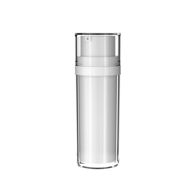 30 ml 50 ml de capacidad Botella interna doble Emulsión de lujo Botella sin aire con tapa de tornillo MS